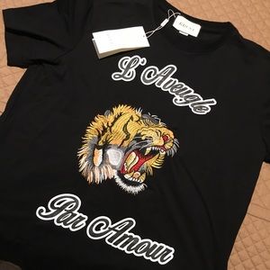Black gucci tshirt